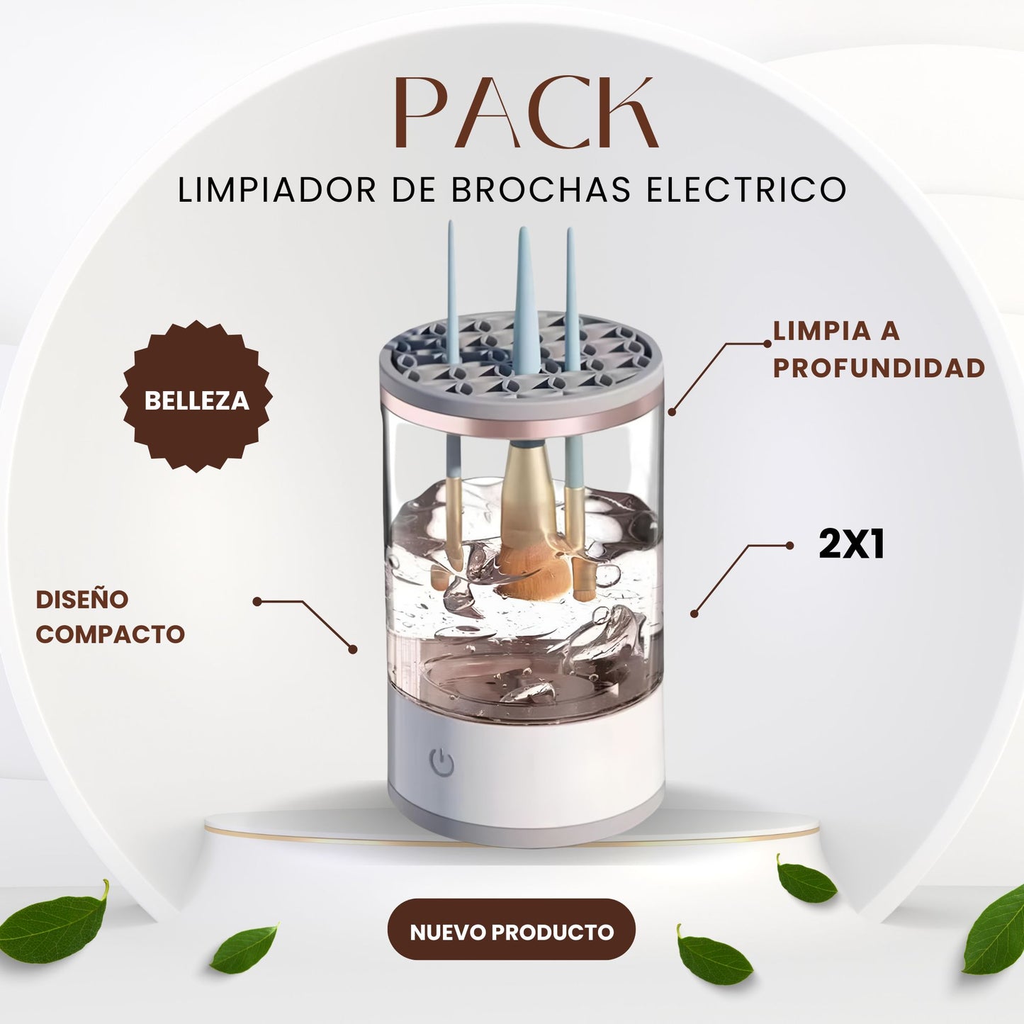 Limpiador de Brochas Eléctrico USB